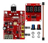 Eouayoree -D01 Tablero de Control de MáQuina de Soldadura por Puntos RegulacióN de Tiempo y Corriente Pantalla Digital Tablero de Control de Bricolaje (40A)