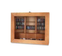 Eouayoree Estantería para Aliviar la Ansiedad con 200 Libros, Biblioteca en Miniatura, Estantería de Madera, Juguetes Antiestrés, Elimina Tu Ansiedad Creativa A