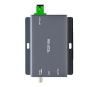 Eouayoree Minitransmisor de Fibra Óptica FTTH CATV de 1550 NM, Conector SC/, Potencia Óptica de Salida de 10 MW, Enchufe UE