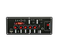 Eouayoree Placa Amplificadora de Decodificador de Audio Bluetooth de 20 W, Subwoofer MP3 de 7,4 V, Amplificador de Micrófono, Música para Automóvil, Sonido de Graves Intensos Sin Pérdida