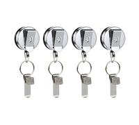 Eouayoree Portalápices Retráctil de 4 Piezas con Clip para Cinturón, Cordón Universal