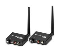 Eouayoree Transmisor y Receptor de Audio Inalámbrico, Kit Adaptador de Audio Hi-Fi Inalámbrico de 2,4 GHz, Transmisión A una Distancia de 50 M (160 Pies)