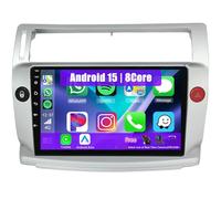 Eouyt Android Radio Coche para Citroen C4 2004-2014 con Carplay Android Auto, Radio Táctil de 9 Pulgadas con WiFi Bluetooth(4Core(1+32GB))