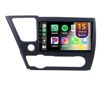 Eouyt Android Radio Coche para Honda Civic 2013-2016 con Carplay Android Auto, Radio Táctil de 9 Pulgadas con WiFi Bluetooth(8Core(4+64GB))