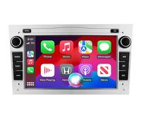 Eouyt Android Radio Coche para Opel Astra/Antara/Vectra con Carplay Android Auto, Radio Táctil de 7 Pulgadas con WiFi Bluetooth(Silver,8Core(2+32GB))