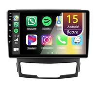 Eouyt Android Radio Coche para SsangYong Korando 2010-2013 con Carplay Android Auto, Radio Táctil de 9 Pulgadas con WiFi Bluetooth(8Core(8+256GB))