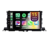 Eouyt Android Radio Coche para Toyota Highlander 2015-2018 con Carplay Android Auto, Radio Táctil de 9 Pulgadas con WiFi Bluetooth(8Core(8+256GB))