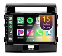Eouyt Android Radio Coche para Toyota Land Cruiser 2007-2015 con Carplay Android Auto, Radio Táctil de 9 Pulgadas con WiFi Bluetooth(8Core(2+32GB))