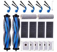 EOVWAEO Juego de accesorios de 21 piezas para robot aspirador ECOVACS DEEBOT T80 Omni, accesorios de repuesto 2 cepillos principales antienredos, 2 rodillos de limpieza, 6 bolsas de polvo, 6 cepillos