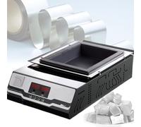 Eoweiot Crisol portátil de Soldadura de 1800 W para estañado, 12,3 kg de estaño, Control de Temperatura de 0 a 600 ℃, para electrónica.
