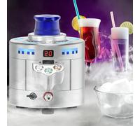 Eoweiot Máquina Profesional de Hielo seco y Enfriador instantáneo de Tazas, Pantalla LED e Interfaz de Rosca G5/8, Ciclo de producción de 15 Segundos, para hoteles y Clubes.