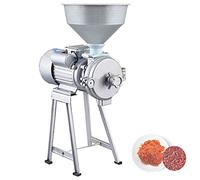 Eoweiot Molinillo de Soja de 3000 W, de Acero Inoxidable, para moler maíz, máquina Industrial para moler harina, Pimienta, Soja, Cacahuetes, Hierbas y Granos.