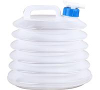 eowocdu Contenedor de agua plegable de 10 litros con grifo de espiga, tanque portátil sin BPA para camping, senderismo, barbacoa, picnic, almacenamiento de emergencia, jarra de agua plegable para