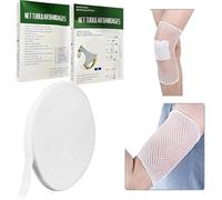 Eowppue Venda Elástica Tubular Blanca para Tobillo, Pierna Y Brazo, Venda De Gasa De Malla