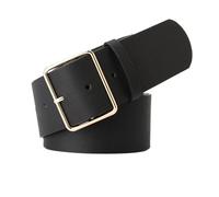 Eoyajsze Cinturón ancho de cuero para mujer con hebilla de pasador, Color 2, 104 cm