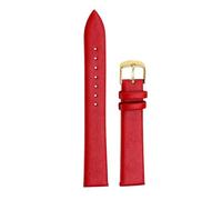 Eoyajsze Correa de reloj de cuero de 8-22mm, Rojo-dorado, 20mm