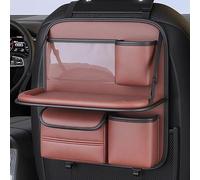 EOYLBFWH Organizador Respaldo Asiento Coche, para Audi S4 2010-2019 Mesa Plegable Cubo Basura Coche Soporte Tablet Accesorios Interior Coche,E