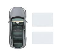 EOYLBFWH Parasol Techo Solar Coche para Xpeng 2021-2022 P7/2023 P7i, Mosquitos Y Sol Malla Transpirable Protector Calor Cortina Techo Corredizo,A-Gray White Regular Style-Normal