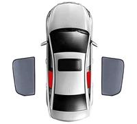 EOYLBFWH Parasoles Ventanas Coche para Seat Ateca 2016-, Magnetico Flexible Ajustable Parasoles Coche Niños Oscurecedor Coche Malla,2pcs-Rear-Doors-Normal