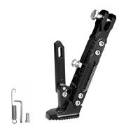 EOYLBFWH Soporte Pie Estacionamiento Lateral Antideslizante para Triumph Street Triple R 2010, Aluminio CNC Fácil instalación Soporte Lateral Ampliar Extensión,C-Normal