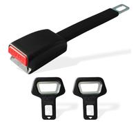 EOYVAIL Almohadillas para cinturón de seguridad,1 soporte de conector para cinturón de extensión de coche de 25 cm + 2 clips adaptadores, adecuado para la mayoría de los modelos de coche.