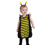 EOZY Costume para Disfraz de Abeja Halloween Cosplay Disfraz de Mariquita de Carnaval con Casco para Niñas Niños 3-6 Años