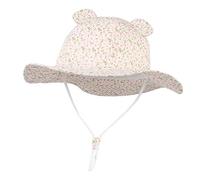 EOZY Sombrero Bob Algodón Nacimiento Bebé Niña Niño Solar Anti-UV UPF50+ Gorra Plegable Verano Cartoon Animal Lindo Viaje Exterior, Orejas rosadas, 1-2 años