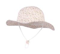 EOZY - Sombrero de algodón para bebé, niña, sombrero de verano, protección UV UPF50 + plegable, diseño de flores, bonito princesa, viaje, protección al aire libre rosa 1-2 años
