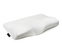 EPABO Almohada ortopédica de Espuma viscoelástica con Contorno, Almohada de Cervicales para Cama, Ergonómica para el Dolor de Cuello, para Dormir de Lado, Espalda y Estómago, Incluye Funda