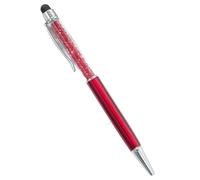 EPANO 10 bolígrafos de cristal con logotipo personalizado, grabado personalizado, nombre, pantalla táctil, regalos escolares, bolígrafo de metal publicitario (rojo vino 1)