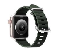 EPANO Correa de cuero Ocean para Apple Watch Band 44mm 45mm 40mm 38mm 42mm S10 46MM 42MM Ultra 49mm Pulsera Correa IWatch Series 7 SE 8 5 3 Correas de reloj(Dark green,38/40/41mm)