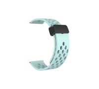 EPANO Correa magnética de silicona de 22mm, 20mm, 18mm para Huawei GT5 GT5 Pro GT4 GT3 46mm, banda deportiva transpirable para Huawei Watch GT5 GT4 41mm(Emerald Green-B,20mm)