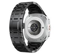 EPANO Stainless Steel Watchband For Samsung Galaxy Watch 7 Ultra 47mm No Gaps Bracelet Correa For Watch Ultra 47mm Wristband(Black)