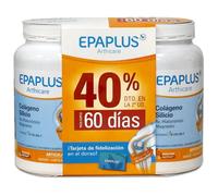 EPAPLUS Arthicare, Colágeno Hidrolizado con Silicio y Ácido Hialurónico, Disolución Instant Sabor Limón, Tratamiento Duplo 30 Días x 2
