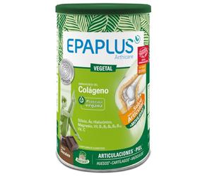 EPAPLUS Arthicare Colágeno Vegano Chocolate con Magnesio, 30 Días | Complemento alimenticio con aminoácidos del colágeno, silicio de bambú, ácido hialurónico, magnesio y vitaminas B y C