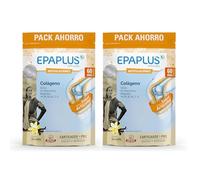 EPAPLUS Articulaciones, Pack 2 Sobres de 668,4 gr - Tratamiento para 120 días - Colágeno Hidrolizado con Silicio y Ácido Hialurónico, Disolución Instant Sabor Vainilla -