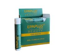 EPAPLUS Beauty Antiox - Colágeno Líquido con Ácido Hialurónico, Vitaminas y Minerales Antioxidantes - Fórmula para Piel, Cabello y Uñas - 20 Viales Sabor Frutos Rojos