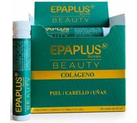 EPAPLUS Beauty Antiox - Colágeno Líquido con Ácido Hialurónico, Vitaminas y Minerales Antioxidantes - Fórmula para Piel, Cabello y Uñas - 20 Viales Sabor Frutos Rojos
