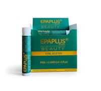 EPAPLUS Beauty Antiox - Colágeno Líquido con Ácido Hialurónico, Vitaminas y Minerales Antioxidantes - Fórmula para Piel, Cabello y Uñas - 20 Viales Sabor Frutos Rojos