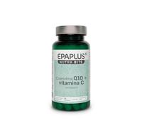EPAPLUS Nutrabits Coenzima Q10 + Vitamina C | 100 mg Q10 + 200 mg Vitamina C | Contribuye a la Protección Celular frente al Daño Oxidativo | 60 Cápsulas