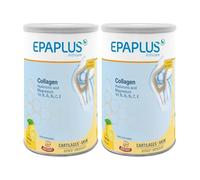 EPAPLUS - Colágeno en polvo - Pack 2 Unidades de 320gr para 60 días Antiox - Sabor Limón - Con Ácido Hialurónico, Magnesio y Vit. B1, B2, B6, C y E - 320 g