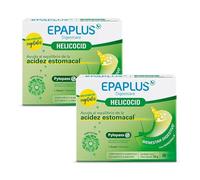 EPAPLUS Digestcare Helicocid, Ayuda al Equilibrio de la Acidez Estomacal y Bienestar Digestivo, con Manzanilla y Extractos Naturales - Pack de 2 Unidades - 60 comprimidos en total