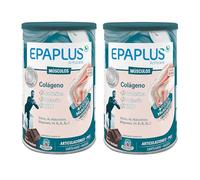 EPAPLUS Músculos - Colágeno en Polvo - Pack 2 Unidades de 504 gr para 60 días - Chocolate - Con Proteína, Potasio y HMB - 504 g