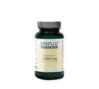 EPAPLUS NUTRABITS Vitamina C 1000 mg - 60 Cápsulas Vegetales - Vitamina C Pura para defensas, piel y antioxidante - Contribuye a la formación de colágeno - Vegano, sin gluten - 2 meses