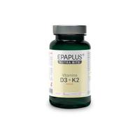 Epaplus Suplemento Vitamina D3 + K2 (2000 UI + 75 µg MK7) – 90 cápsulas vegetales