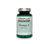 EPAPLUS Nutrabits Omega 3 | 1000 mg Aceite de Pescado con EPA y DHA | Contribuye al Funcionamiento Normal del Corazón, Cerebro y Visión | 100 Cápsulas
