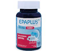 Epaplus Gominolas Sueño Family – 1 mg Melatonina, Vit. B6, Sin Azúcar, Frambuesa – 50 uds