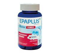 Epaplus Gominolas Sueño Family – 1 mg Melatonina, Vit. B6, Sin Azúcar, Frambuesa – 50 uds