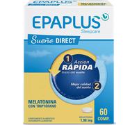 Epaplus Sleepcare Sueño Direct Melatonina con Triptófano 60 comp