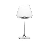 EPASHA Copa de Vino Tinto, Copas de Vino Tinto biseladas con Fondo cóncavo de Cristal (2 Piezas) - Copa de Vino de Cristal Estilo Rosa Copas de champán Copa de cóctel (Color : Clear L)